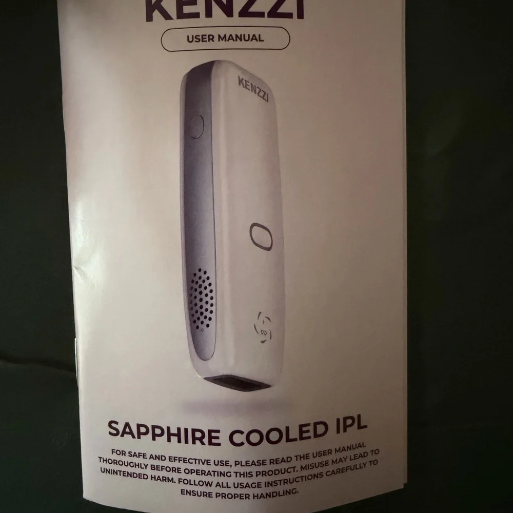 KENZZI Sapphire Cooled IPL Hair Removal Device